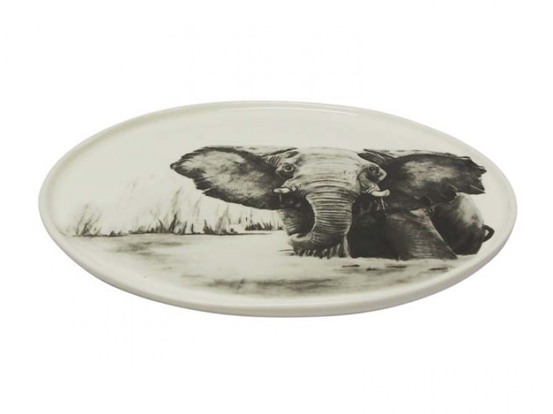 Ceramic Elephant Plate Ceramic Elephant Plate